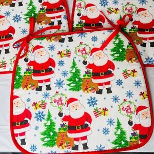 NWT Set of 3 Christmas Chair Cushion Pads